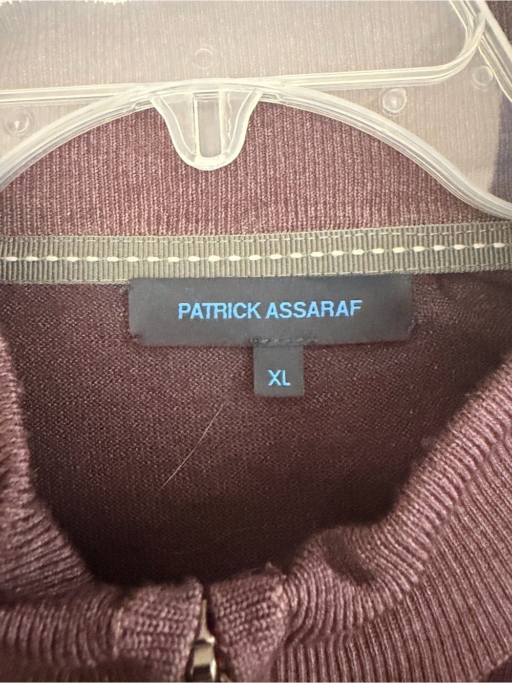 Men's Merino wool Zip-Up Sweater - Classic Full Zip - Picture 4 of 5